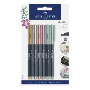 Faber Castell Metallic Markers Set of 6