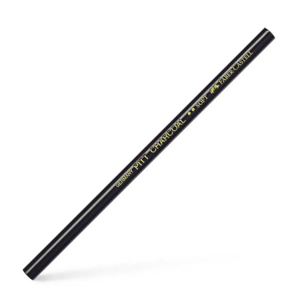 Faber-Castell Pitt Natural Charcoal Pencil – Soft Oil-Free Artist Sketching Pencil Made in Germany