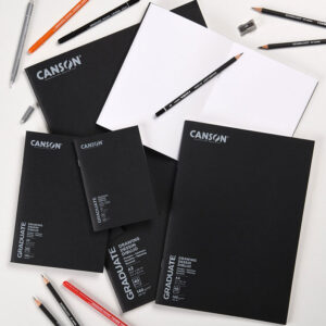 Canson Graduate Sketching and Drawing Book – 140 GSM Stapled 40 Page Artist Pad