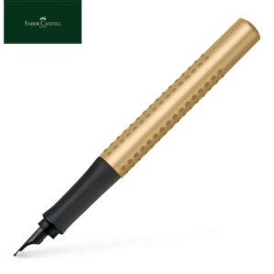 Faber-Castell Grip Edition Fountain Pen Gold – Fine Nib Ergonomic Writing Pen