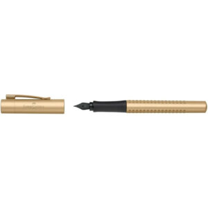 Faber-Castell Grip Edition Fountain Pen Gold – Fine Nib Ergonomic Writing Pen