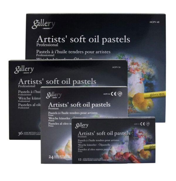 Mungyo Gallery Soft Oil Pastels Set – Professional Artist Pastels 12/24/36/48 Colors