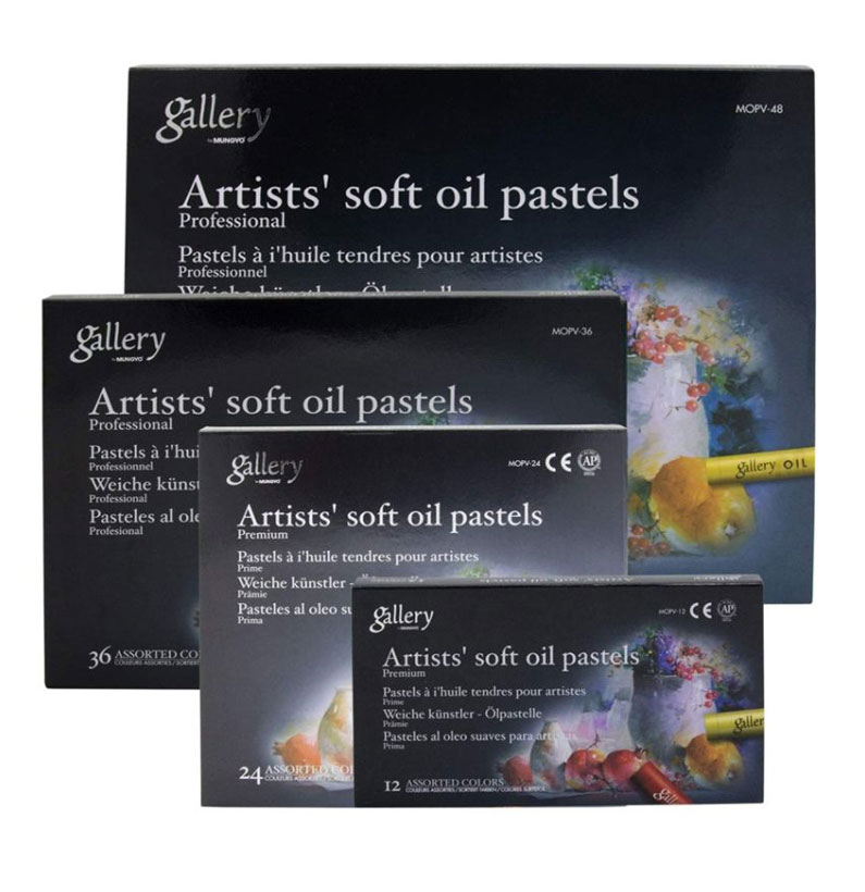 Mungyo Gallery Soft Oil Pastels Set – Professional Artist Pastels 12/24/36/48 Colors