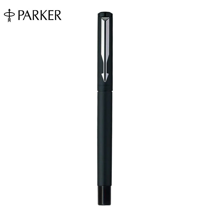 Parker Vector GT Fountain Pen – Matte Black with Fine Stainless Steel Nib and Ink Converter