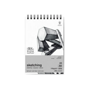 Winsor & Newton Drawing Cartridge Pad A5 110gsm – Spiral Bound Sketch Pad
